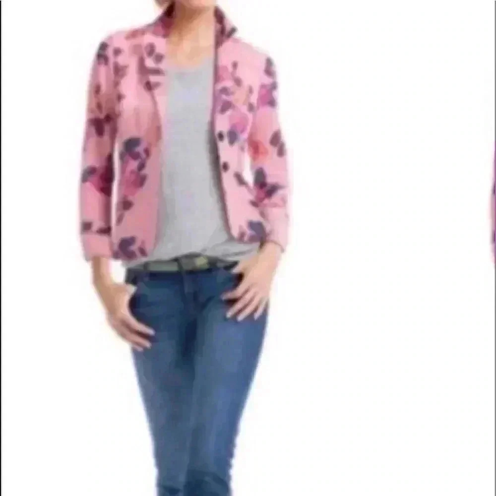 CAbi Floral Blazer Jacket Size S - Picture 2 of 7